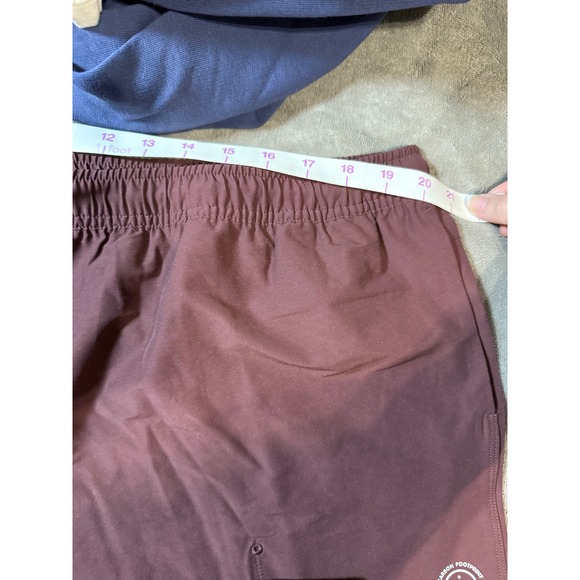 NWT allbirds Size XXL Men Natural Run Shorts Maroon Red Athletic Gym Training 7" - Picture 6 of 9